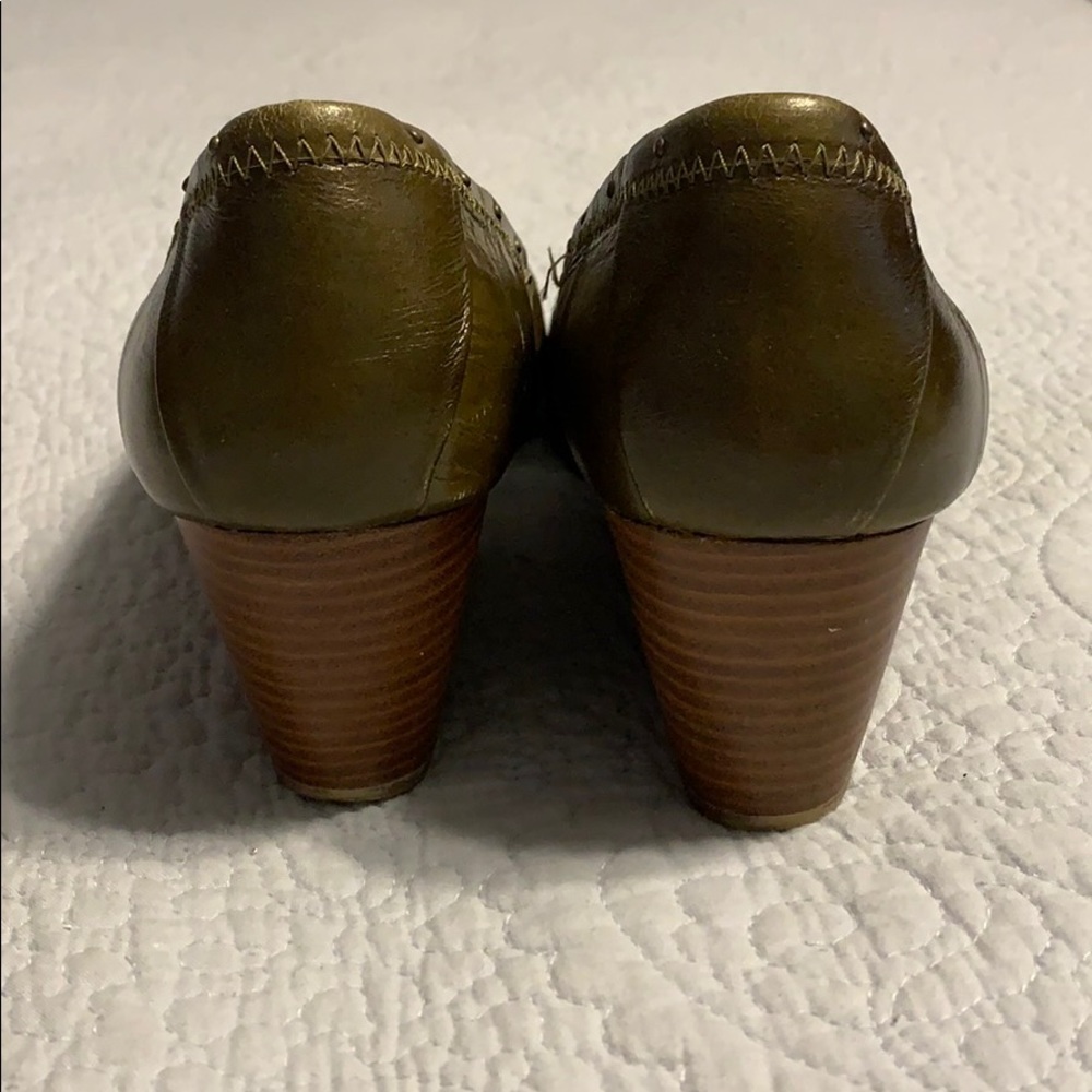Seychelles olive green wedge size 10 - Picture 4 of 6